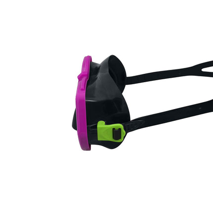Dykkermaske og snorkel til børn – universalstørrelse, silikonestrop, latexfri, pink – Bestway