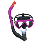 Dykkermaske og snorkel til børn – universalstørrelse, silikonestrop, latexfri, pink – Bestway
