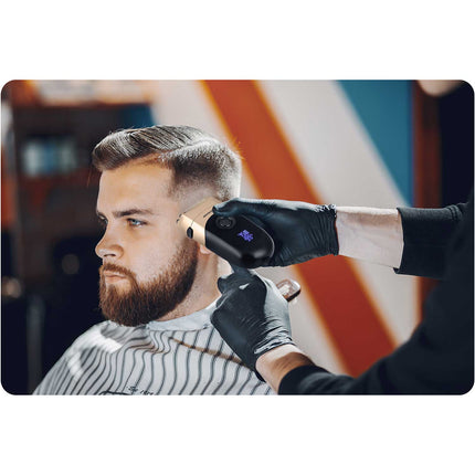 Barbermaskine med dobbeltblade og USB-C opladning til skæg- og hårpleje