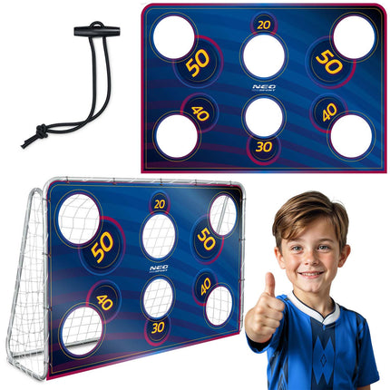 Målmåtte til fodboldmål 215 x 150 cm - Holdbar og nem at montere for træning og spil
