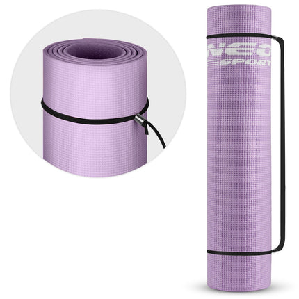 Træningsmåtte 173 x 61 cm - Skridsikker, Vandtæt og Holdbar til Yoga, Pilates og Fitness