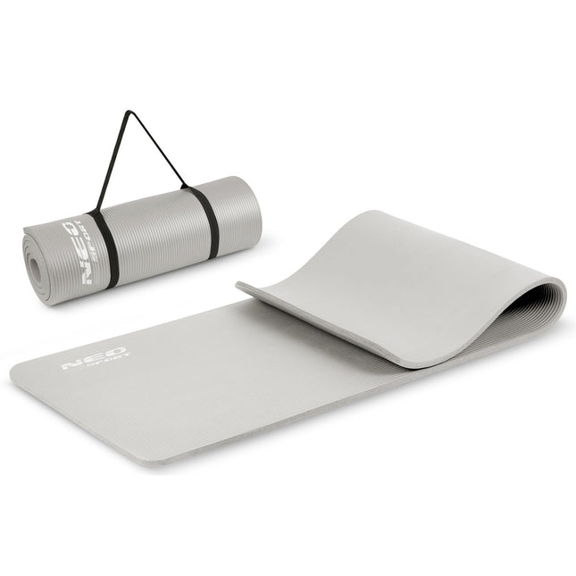 Træningsmåtte 183 x 60 cm - Skridsikker og Vandtæt til Yoga, Pilates og Fitness