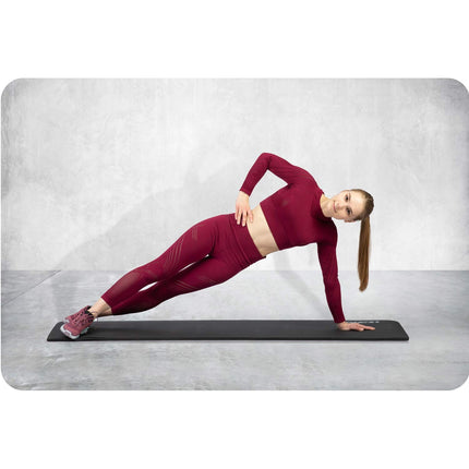 Træningsmåtte i NBR - 183 x 60 cm, skridsikker og vandtæt til yoga, fitness og hjemmeøvelser