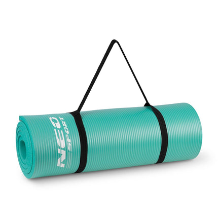 Træningsmåtte 183 x 60 cm - Skridsikker, Vandtæt og Holdbar til Yoga, Pilates og Fitness