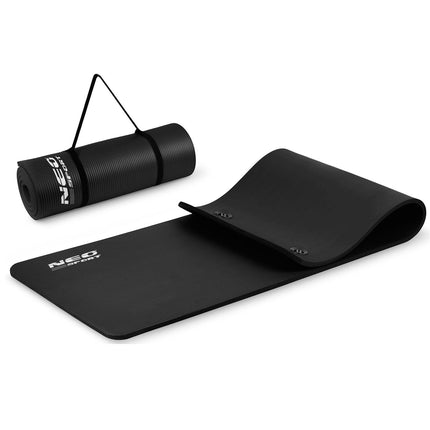 Træningsmåtte med huller 183 x 60 cm - Skridsikker, vandafvisende og komfortabel til yoga, pilates og fitness