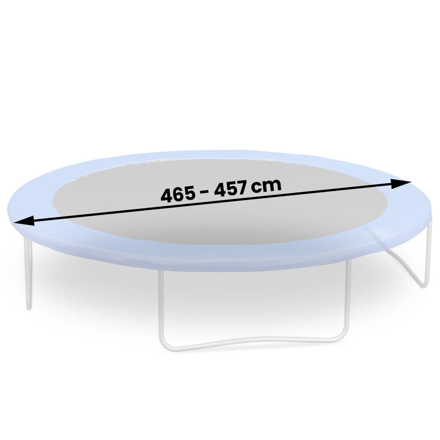 Trampolinmåtte til havetrampolin 465 cm (15 fod) med 90 fjederkroge - Holdbar og vejrbestandig