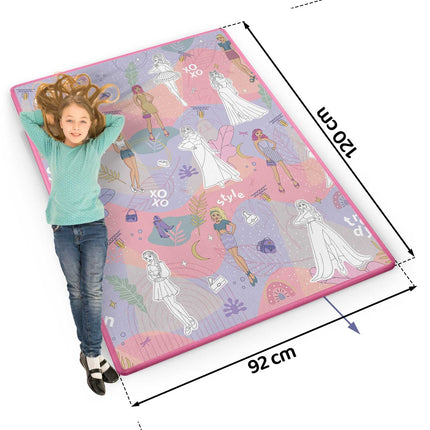 XXL malemåtte til børn - Rullemåtte med GRATIS tuscher, 120 x 92 cm, vaskbar og genanvendelig