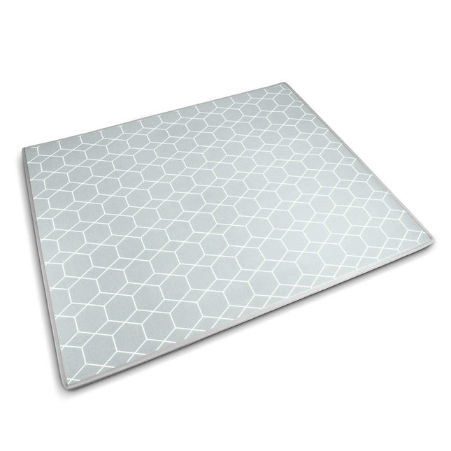 Skummåtte til børn - 180x150 cm, rullet, dobbeltsidet og skridsikker, perfekt til leg og læring