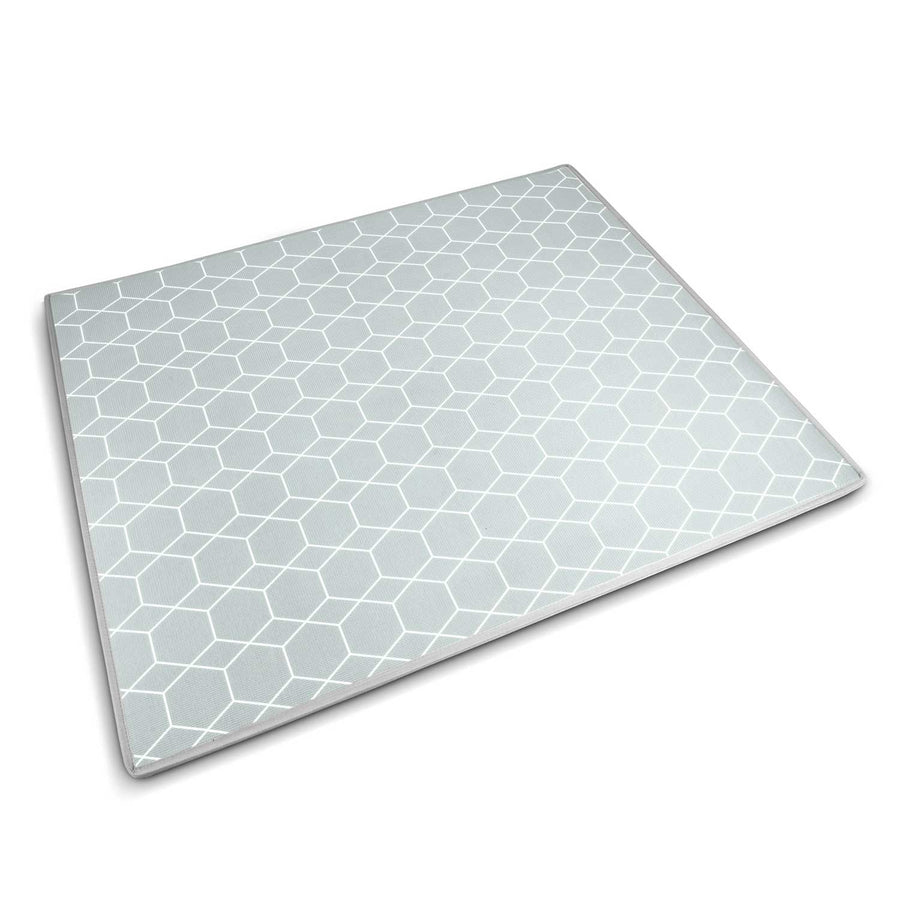 Skummåtte til børn - 180x150 cm, rullet, dobbeltsidet og skridsikker, perfekt til leg og læring