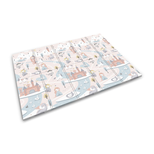 Foldbar skummåtte til børn - 200x150 cm, ideel til leg og læring