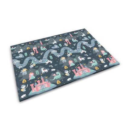 Foldbar skummåtte til børn - 200x150 cm, ideel til leg og læring