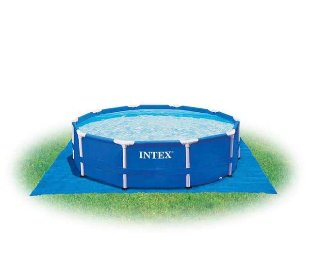 Universal poolmåtte 472 x 472 cm til beskyttelse af poolbunden og jorden