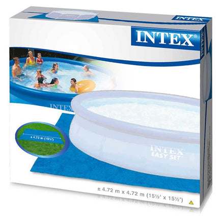 Universal poolmåtte 472 x 472 cm til beskyttelse af poolbunden og jorden