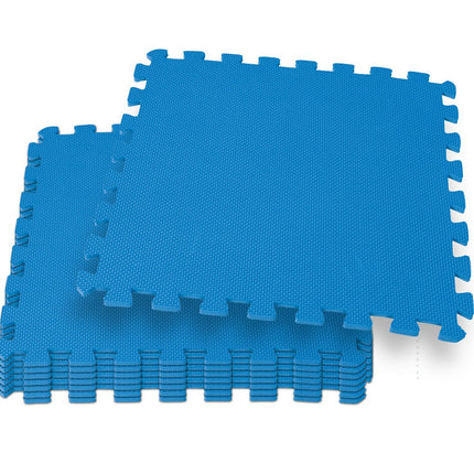 Puslespilsmåtte til pool - 8 stk. isolerende skummåtter, 1,9 m² til terrasse og leg