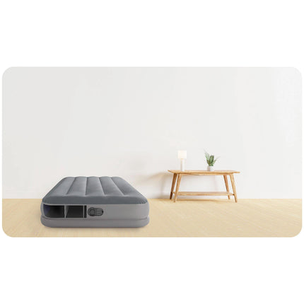 Oppustelig madras med indbygget elektrisk pumpe - 191x99x30 cm, perfekt til gæster