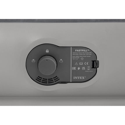 Oppustelig madras med indbygget elektrisk pumpe - 191x99x30 cm, perfekt til gæster