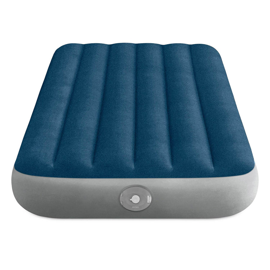 Luftmadras 191 x 99 x 25 cm til 1 person med indbygget genopladelig pumpe og USB-kabel – Intex