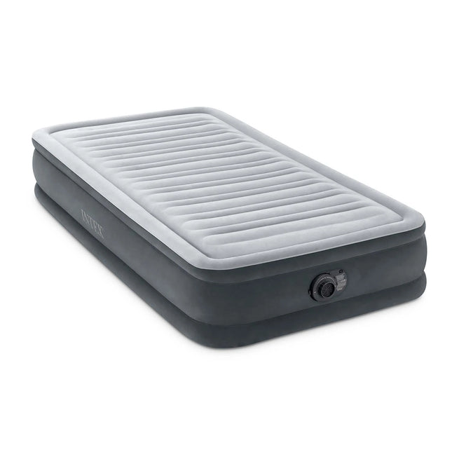 Oppustelig madras med indbygget elektrisk pumpe - 191x99x33 cm, perfekt til gæster og camping
