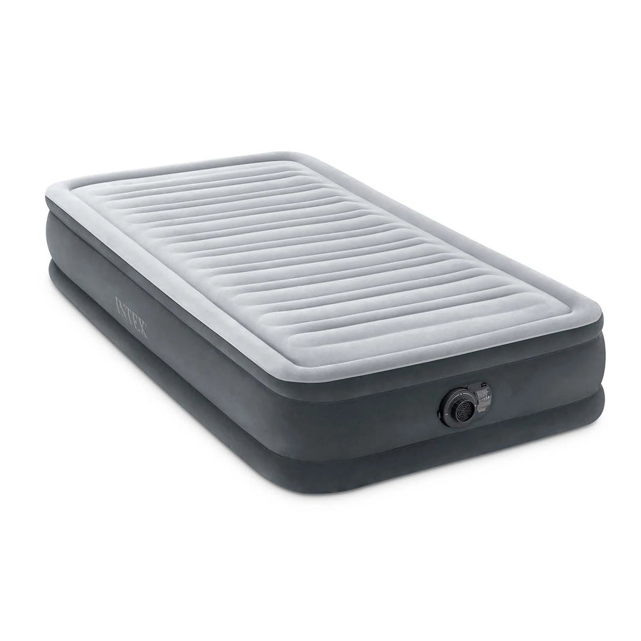 Oppustelig madras med indbygget elektrisk pumpe - 191x99x33 cm, perfekt til gæster og camping