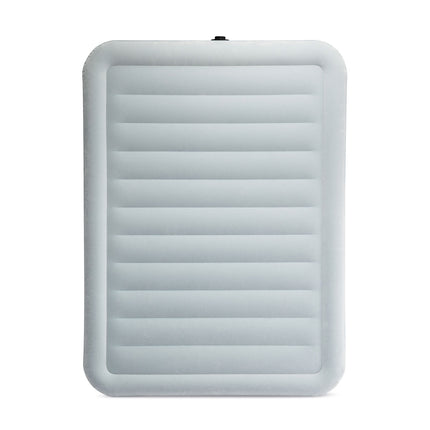 Dobbelt luftmadras 203 x 152 x 46 cm med indbygget elektrisk pumpe – Intex