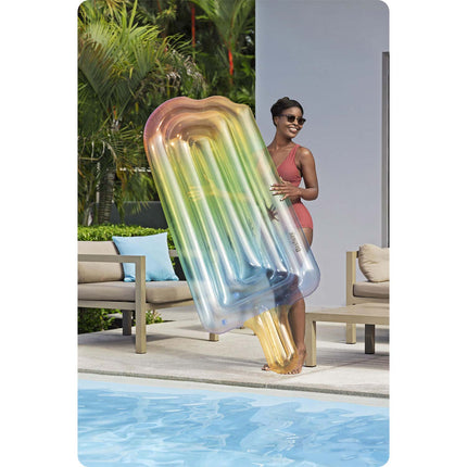 Oppustelig vandmadras 185 x 89 cm med 2 luftkamre og reparationslap – Bestway Dreamsicle