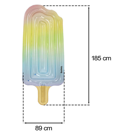 Oppustelig vandmadras 185 x 89 cm med 2 luftkamre og reparationslap – Bestway Dreamsicle