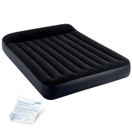 Oppustelig dobbeltmadras 203x152 cm - Komfortabel og holdbar til camping og gæster