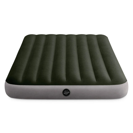Oppustelig dobbeltmadras med elektrisk pumpe - 191 x 137 x 25 cm, komfortabel og holdbar til camping og gæsteværelset
