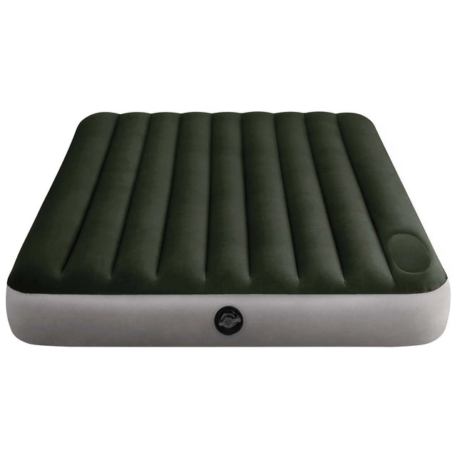Oppustelig dobbeltmadras med indbygget pumpe - 203 x 152 x 25 cm, komfortabel og holdbar til hele familien