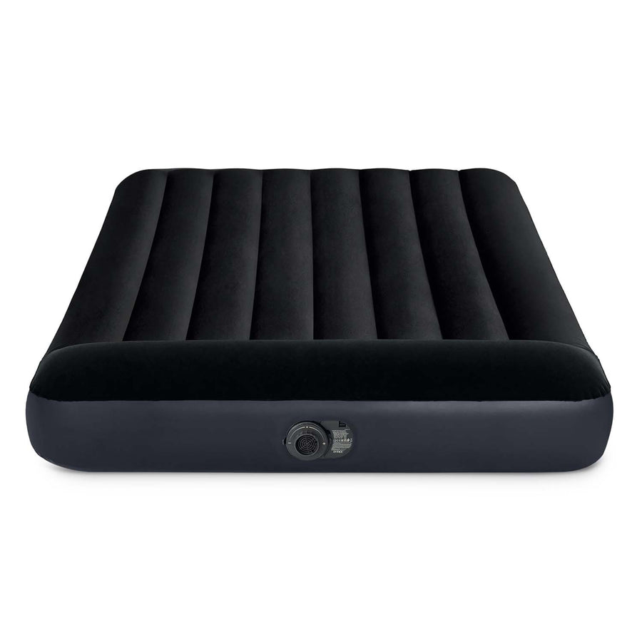 Oppustelig dobbeltmadras med indbygget elektrisk pumpe - 191 x 137 x 25 cm