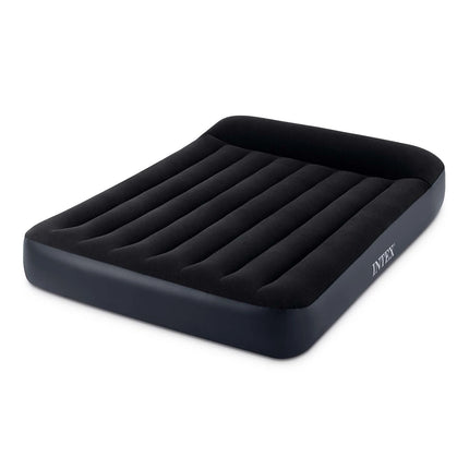 Oppustelig dobbeltmadras med indbygget elektrisk pumpe - 203 x 152 x 25 cm, komfortabel og holdbar til hele familien