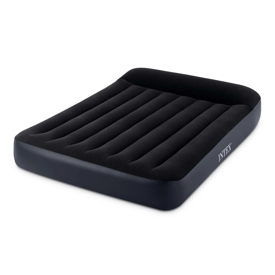 Oppustelig dobbeltmadras med indbygget elektrisk pumpe - 203 x 152 x 25 cm, komfortabel og holdbar til hele familien