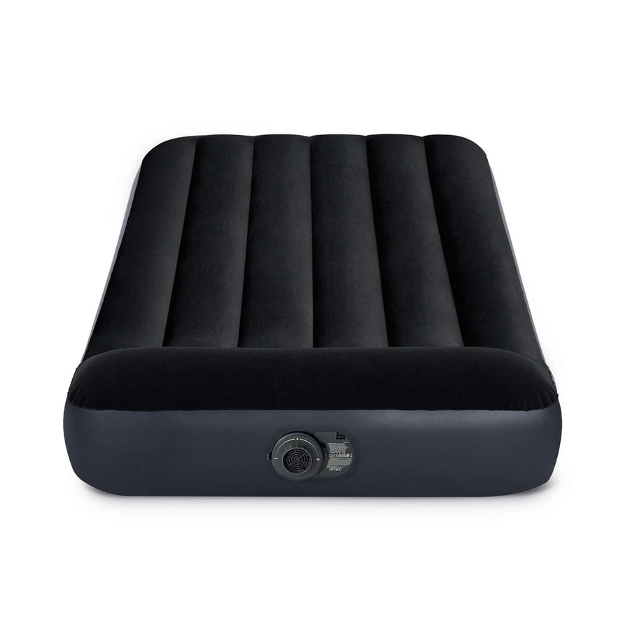 Oppustelig madras med indbygget elektrisk pumpe - 191x99x25 cm, perfekt til gæster