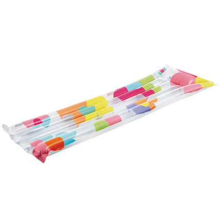 Bademadras til afslapning i vandet - 183 x 69 cm, komfortabel og holdbar PVC-madras