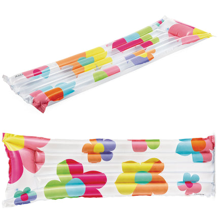 Bademadras til afslapning i vandet - 183 x 69 cm, komfortabel og holdbar PVC-madras