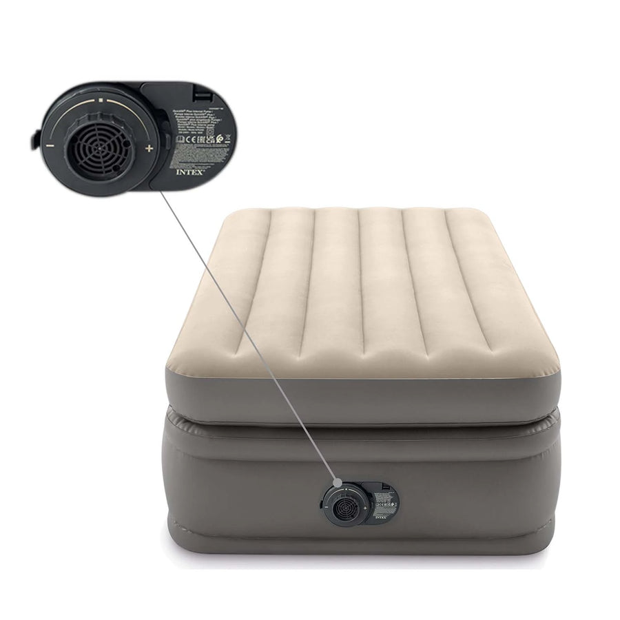 Oppustelig madras med indbygget elektrisk pumpe - 191x99x51 cm, perfekt til gæster og camping