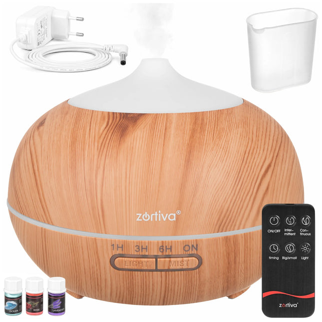 Duftdiffusor – luftfugter 400 ml Zortiva