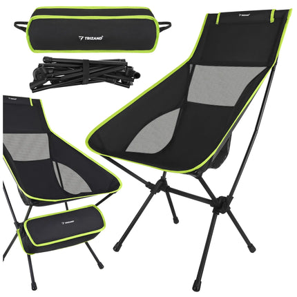 Fiskestol 41x52x86 cm, sort, Trizand