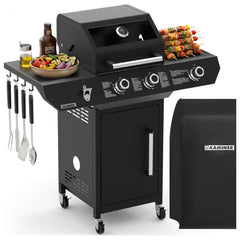 2+1 10kW Varen Black 3.0 Kaminer gasgrill
