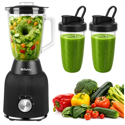 Ruhhy 1200 W blender med beholder