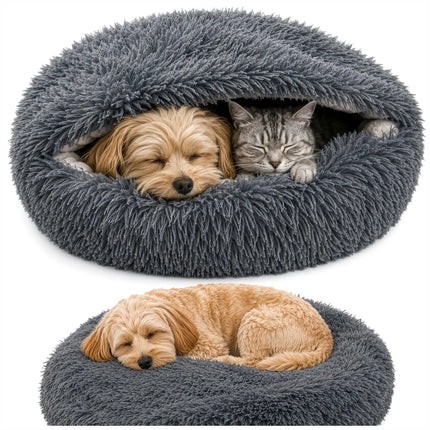 Hund/katte-seng 70 cm – plys fra Purlov