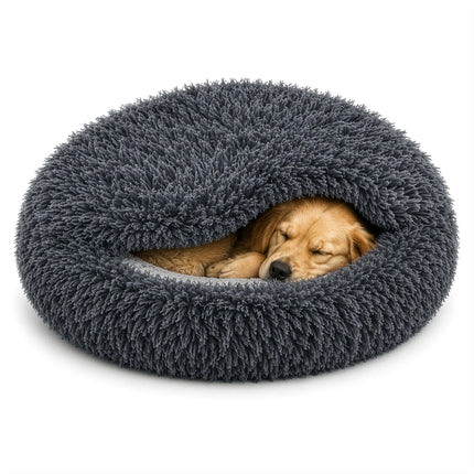 Hund/katte-seng 70 cm – plys fra Purlov