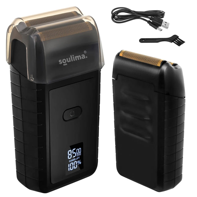 Soulima skægtrimmer med LED-display