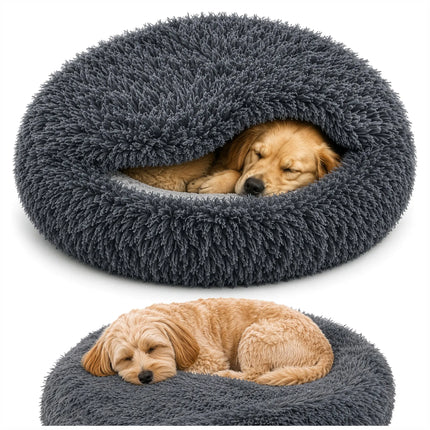Hund/katte-seng 70 cm – plys fra Purlov