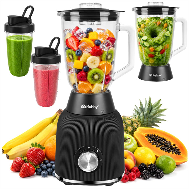 Ruhhy 1200 W blender med beholder