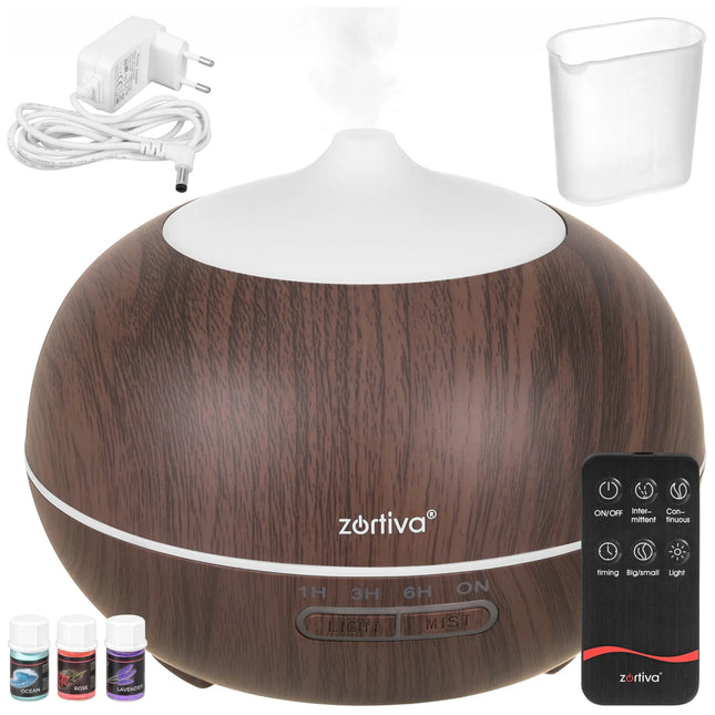 Duftdiffusor – luftfugter 400 ml Zortiva