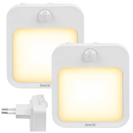 LED-natlampe med bevægelsessensor – 2 stk. Izoxis