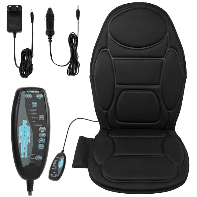 Massagemåtte til stol med varme