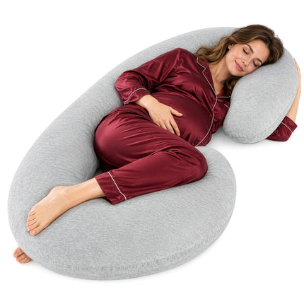 C-formet graviditetspude XXL 140x70x20 cm