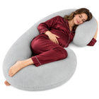C-formet graviditetspude XXL 140x70x20 cm